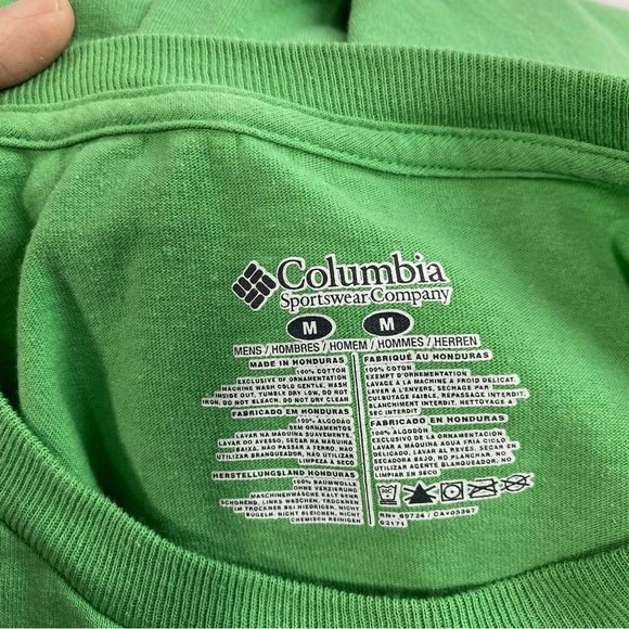 Columbia Men’s Green PFG Tangle Guard Props Outdoors Tee - Picture 4 of 4